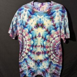 OOAK Trippy Tie-Dye Tee Shirt - Large